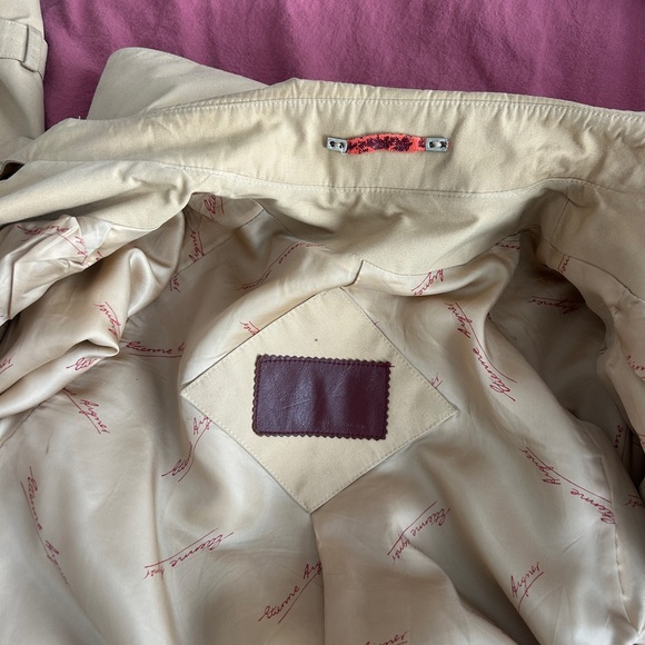 Etienne Aigner Jackets & Blazers - Etienne Aigner Beige Trench Coat